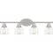 Quoizel Caverly Bath 4 Lights Brushed Nickel CVL8631BN - alternate 1
